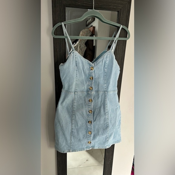 Zara Dresses & Skirts - Zara denim mini dress